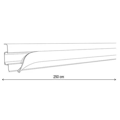 Grindjuostė PVC ESQUERO 250 x 6,66 x 2,19 cm image 3
