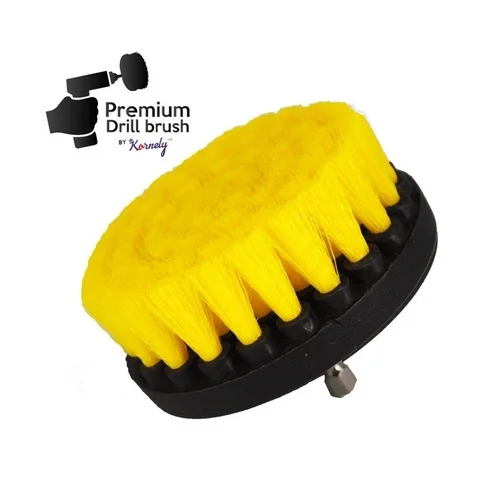 Kornely Premium Drill Brush geltonas 10 cm image 1