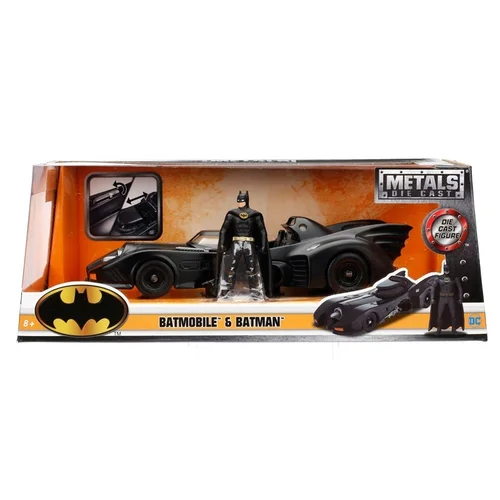 Metals Die Cast Batmobile and Batman Žaislinis automobilis image 1