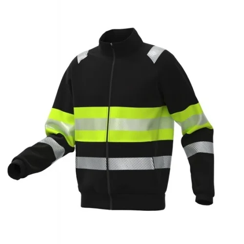 BoSafety ML-FENIX-C1-0204 Džemperis 2XL Juoda/Hi-Vis Geltona image 2