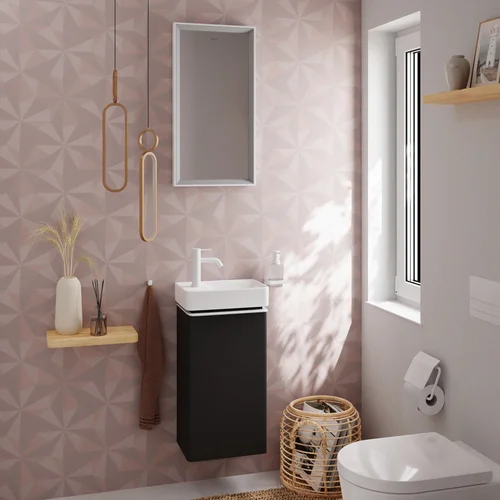 Hansgrohe Xelu Q 54012700 Praustuvo spintelė pilka matinė 35 cm image 2