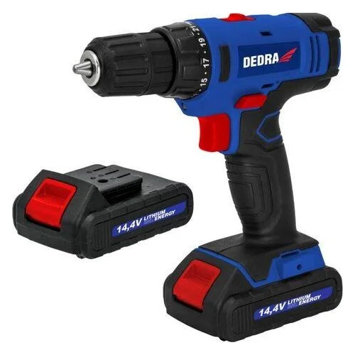 Dedra DED7878B 14,4V Li-Ion 2x1,5Ah Akumuliatorinis suktuvas-gręžtuvas image 1