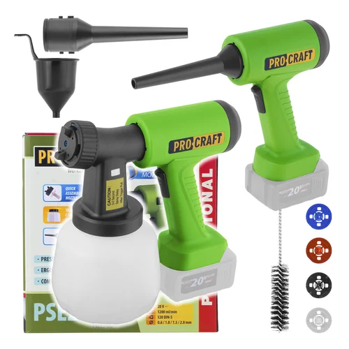 ProCraft PSE22bb Akumuliatorinis dažų pistoletas image 1