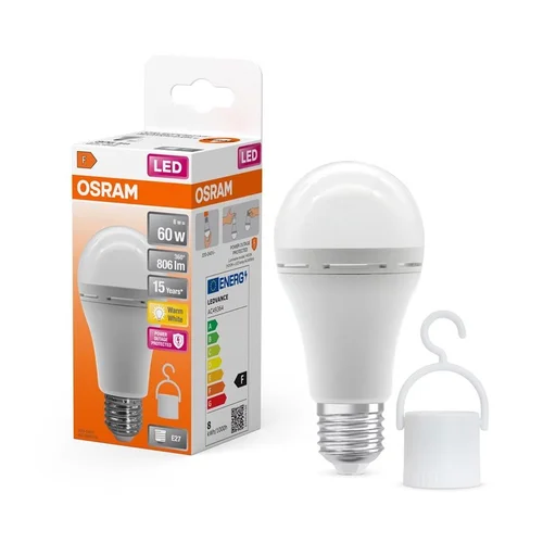 Osram LED lemputė A60 2700 °K E27 8 W image 1