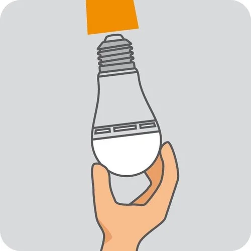 Osram LED lemputė A60 2700 °K E27 8 W image 2