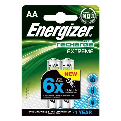 ENERGIZER HR6 AA Ni-MH 2300 mAh, 2 vnt. image 2