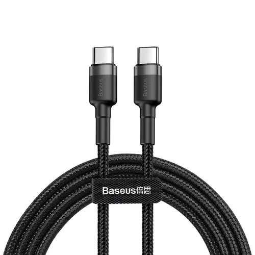 Baseus Cafule PD60W Type-C 2.0m USB kabelis pilkas-juodas CATKLF-HG1 image 1