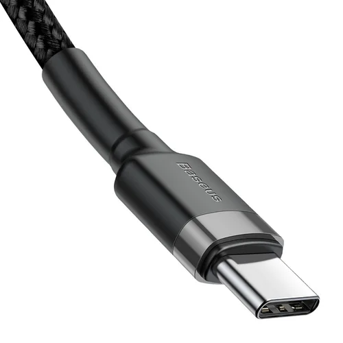 Baseus Cafule PD60W Type-C 2.0m USB kabelis pilkas-juodas CATKLF-HG1 image 2