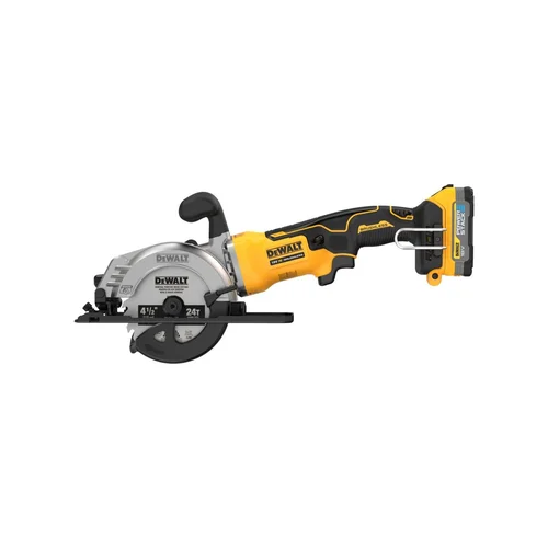 DeWalt DCS571E1T-XJ akumuliatorinis diskinis pjūklas, 18V, 1x1.7Ah PowerStack image 2