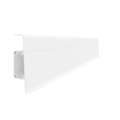 Grindjuostė PVC ESQUERO, 250 x 6,66 x 2,19 cm, Balta image 1