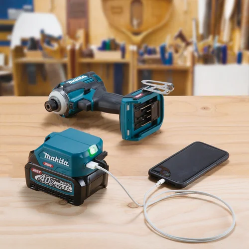Makita ADP001G akumuliatorių adapteris, 40 V USB (2x) image 2
