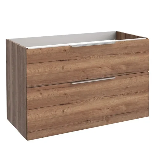 Kame BIG spintelė po praustuvu BU/10-3DR/19-BIG, 100 cm, Tabako ąžuolas image 1