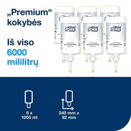 TORK Skystas švelnus muilas 1 L image 3