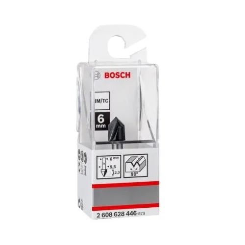 Bosch V-formos freza 2608628446, 6/9, 5/12, 35/45 mm, 90° image 2
