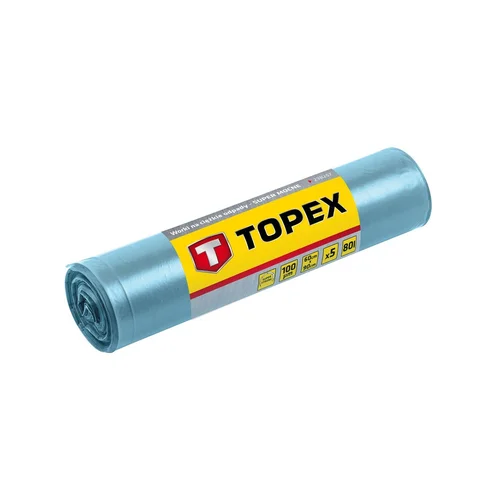TOPEX Šiukšlių maišai super stiprūs 80x100 5vnt. image 2