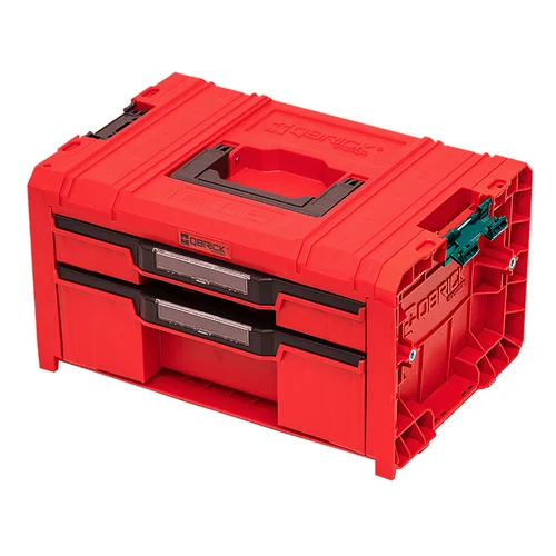Qbrick QBRICK PRO įrankių dėžė su 2 stalčiais 2.0 EXPERT RED image 1