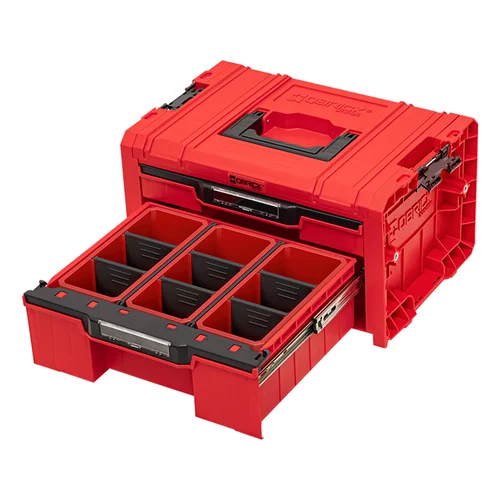 Qbrick QBRICK PRO įrankių dėžė su 2 stalčiais 2.0 EXPERT RED image 3