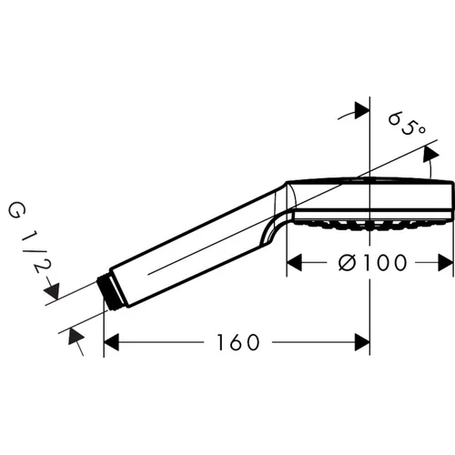 Hansgrohe Crometta 26334400 Rankinis dušas image 2