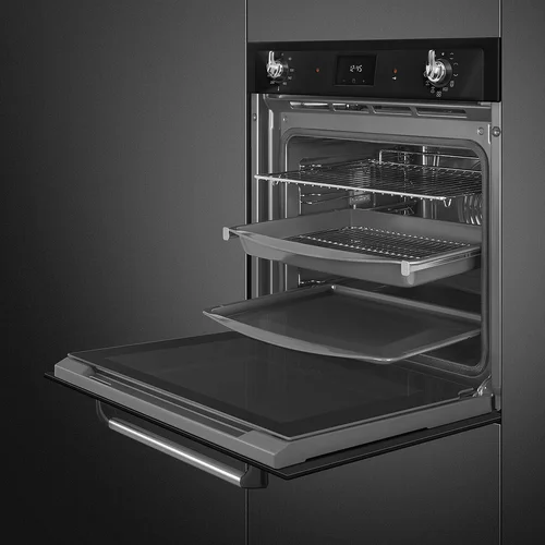 SMEG SOP6900TN Įmontuojama pirolizinė orkaitė 68 L Juoda image 3