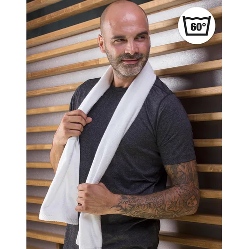 Sportinis rankšluostis 30 x 140 cm - Vieno dydžio, Juoda image 2