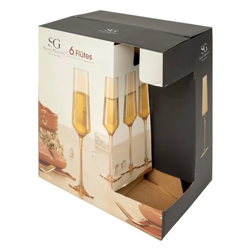 Secret de Gourmet Šampano taurių komplektas, 0.16 l, 6 vnt. image 2