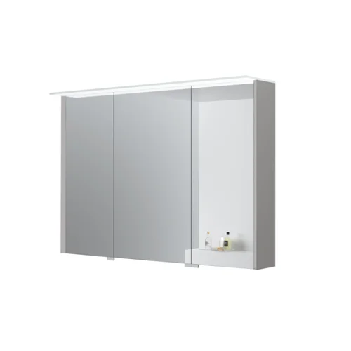 Kame Loft MC3DML/100-70/D37-LFT veidrodinė spintelė LED, 100 cm, Perlų pilka image 1