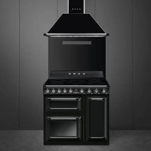 Smeg TR93IBL2 Indukcinė kaitlentė ir elektrinė orkaitė, 90 cm, Juoda image 2