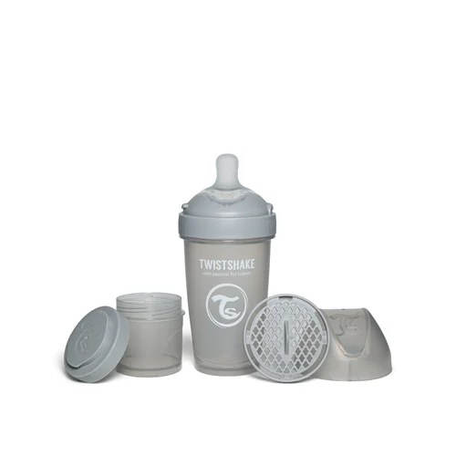 Twistshake Pro Double 260 ml Pilka image 1