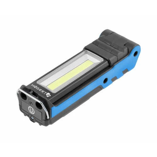 Hogert technik Darbo lempa-žibintuvėlis COB-LED 5W įkraunama image 3