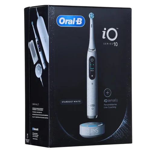 Oral-B iO 10 Stardust White elektrinis dantų šepetėlis image 2