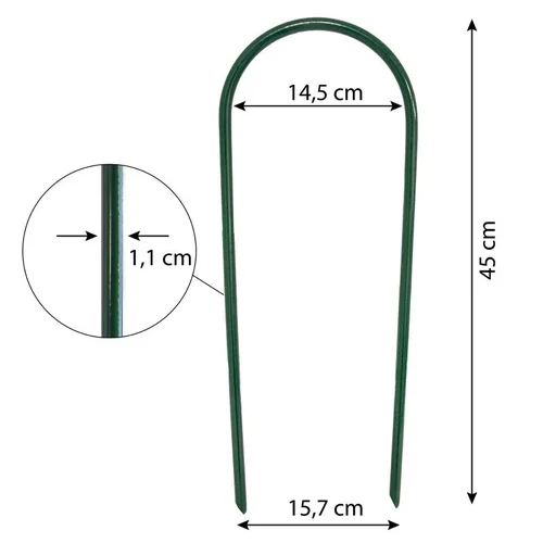Metalinė augalų atrama „Lankas“, 45 cm image 2