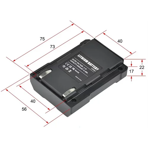 Yato YT-30419 Akumuliatorius lazeriui 4000 mAh image 1