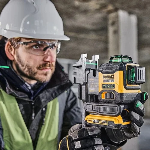 DeWalt DCLE34031N-XJ Kryžminis lazerinis nivelyras, 18V, Žalias image 3