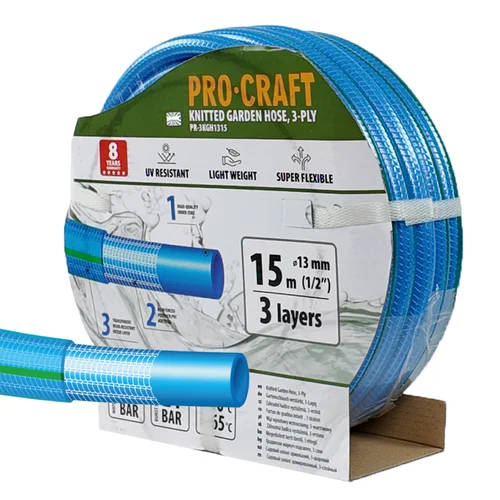 ProCraft PR-3KGH1315 Sodo žarna, 3 sluoksnių, 1/2", 15 m image 1