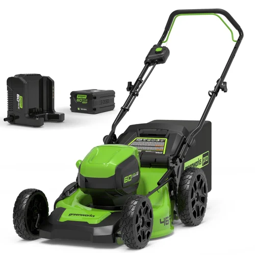 Akumuliatorinė vejapjovė Greenworks GD60LM46HPK4, 60 V, 4,0 Ah, 46 cm image 1