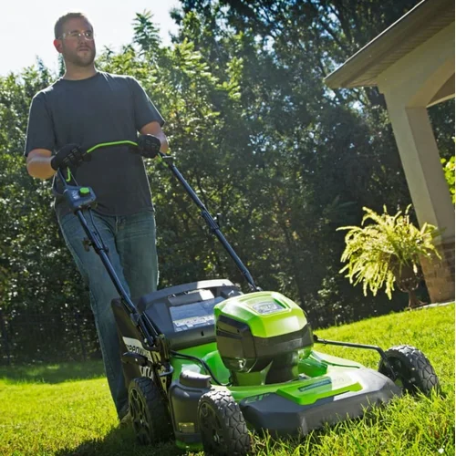 Akumuliatorinė vejapjovė Greenworks GD60LM46HPK4, 60 V, 4,0 Ah, 46 cm image 3