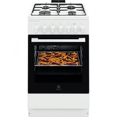 Electrolux 600 serija LKK560011W Dujinė viryklė su elektrine orkaitė SteamBake image 1