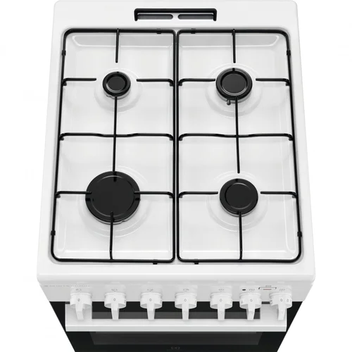 Electrolux 600 serija LKK560011W Dujinė viryklė su elektrine orkaitė SteamBake image 3