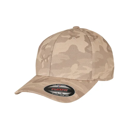 Kamufliažo rašto Flexfit 6277LC kepuraitė su snapeliu - L/XL, Beige Camo image 1