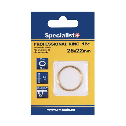SPECIALIST+ redukcinis žiedas PRO, 25.4x22.2x2 mm image 1