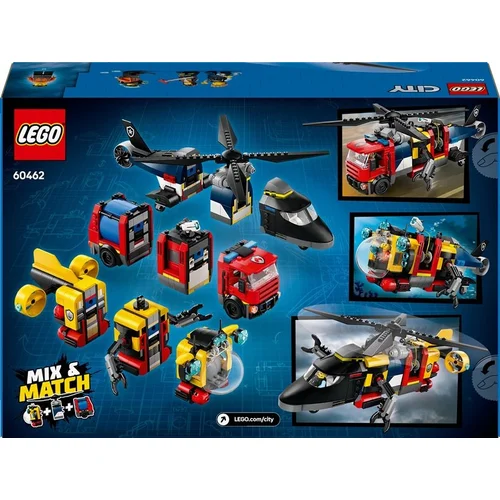 LEGO City Helicopter, Fire Engine & Submarine, 874 vnt. image 2