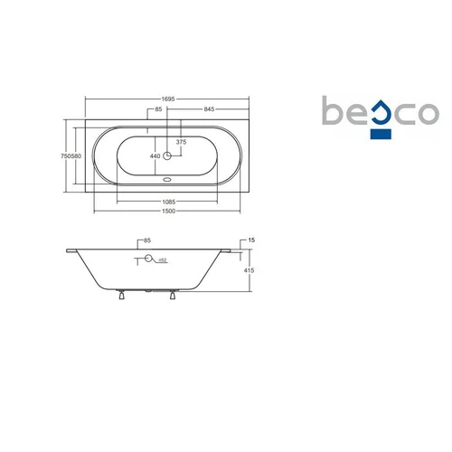 Vonia Besco VITAE SLIM 170, WAV-170-SL image 3