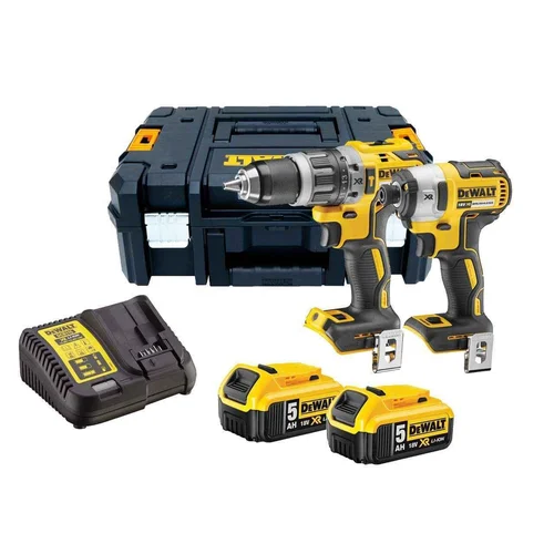 DeWalt DCK266P2LR-QW Akumuliatorinių įrankių komplektas 18V 2x5Ah image 1