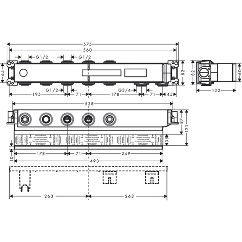 Hansgrohe RainSelect 15311180 potinkinė dalis image 2