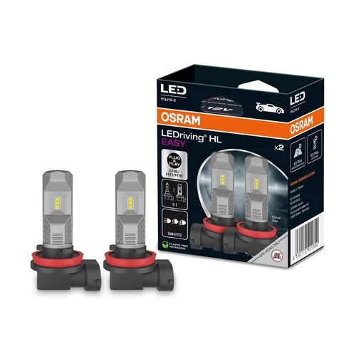 Osram LED automobilių lemputė H8/H11/H16 12V 8W 6500K 2 vnt image 1