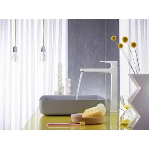 Hansgrohe Metropol 260 aukštas praustuvo maišytuvas – Blizgaus aukso image 1