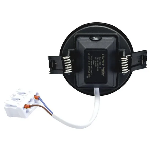 Tope Split įleidžiamas šviestuvas, 5W, 3000K, LED, Juodas image 3