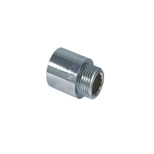TDM Brass Ilgintuvas 110C, 10 mm ilgio, 1/2" išorinis/vidinis sriegis image 1