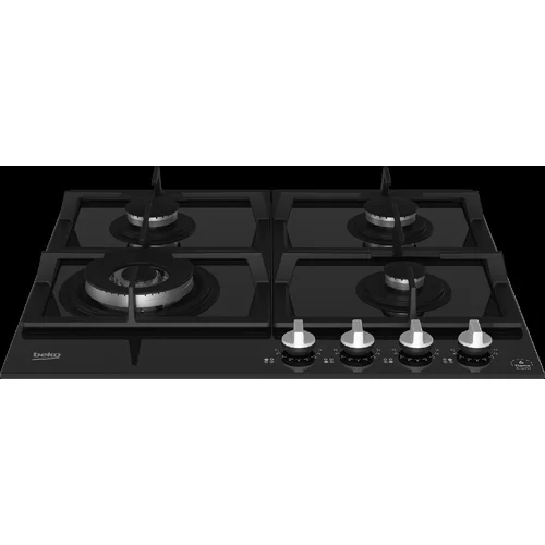 Beko HILW64325SB įmontuojama dujinė kaitlentė 60 cm Juoda image 3