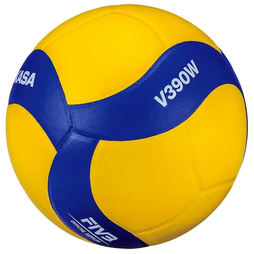 Mikasa V390W tinklinio kamuolys Geltona/Mėlyna image 2